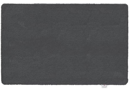 HUG RUG Plains Slate Door Mat, 80x100cm