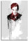 Paul Sinus Art Dexter 90x60cm Aquarell Art Wandbild auf Leinwand fertig gerahmt Original Unikat