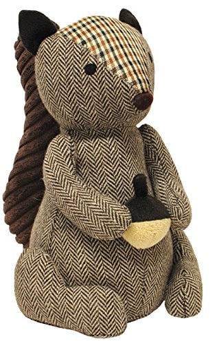 Riva Paoletti Squirrel Doorstop - Heavyweight Sand Filling - 100% Polyester - Designed in the UK,Brown,16 x 25 x 13cm (6 x 10 x 5 inches)