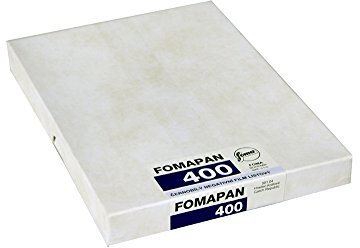 Foma Fomapan Fotofilm (400 ISO schwarz & weiß Negativ-Film, 4 x 5, 50 Blatt