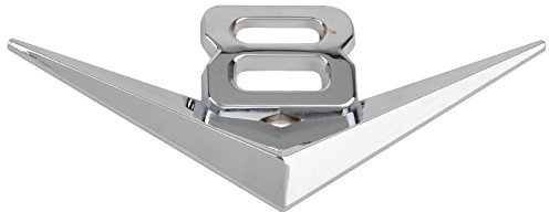 Metall Emblem Aufkleber V8 Chrom