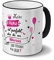 printplanet Tasse mit Namen Mitterteich - Motiv Keine Frau ist Perfekt, Aber... - Namenstasse, Kaffeebecher, Mug, Becher, Kaffeetasse - Farbe Schwarz