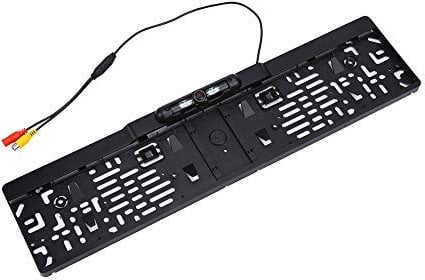 Cocoarm Kennzeichenhalter mit Kamera Rückfahrkamera Kennzeichenhalter Rückfahrkamera Nummernschild Kabellos HD Backup Kamera 4IR Funk Rückfahrkamera 170°Winkel Wasserdicht Rückfahrsystem Nachtsicht
