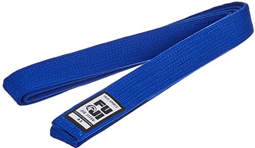 FUJI Premium Pearl Weave BJJ Blue Belt, Jiu Jitsu Belt, IBJJF Approved