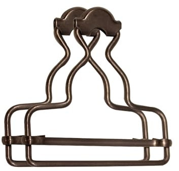Trimming Shop 45mm Dungaree Buckles – Heavy-Duty Metal Clip Fasteners for Braces, Overalls, Jumpsuits, Kids' Clothing, Handbags & DIY Workwear Projects, Gunmetal, 2pcs