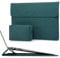 HYZUO 13,3-14 Zoll Laptop Hülle Laptophülle mit Standfunktion für MacBook Pro 14 M4/M3/M2/M1 Pro/Max 2025-2021, MacBook Pro/Air 13,3, 13,5-13,8 Surface Laptop, HP Spectre X360 13/14, Dunkelgrün