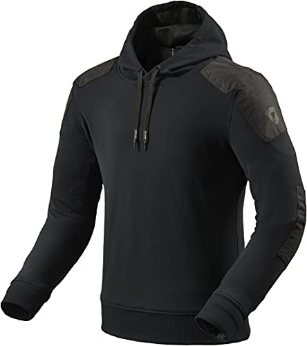Revit Cedar Motorrad Hoodie, schwarz, 2XL