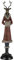 Clayre & Eef Dekoration Hirsch Mehrfarbig 8x8x35 cm 6PR4618