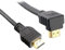 Bolwins J09S HDMI Kabel 3m – 270° Abgewinkeltes HDMI-Kabel für UHD 4K HDR 3D – 90° & 270° Winkelstecker, Vergoldete Kontakte, Unterstützt 1080p & 2160p ARC