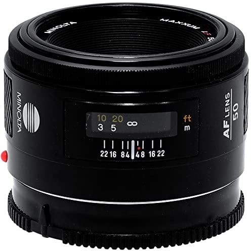 Obiettivo Minolta AF 50mm. f1,7 full frame A-Mount per fotocamere reflex Sony