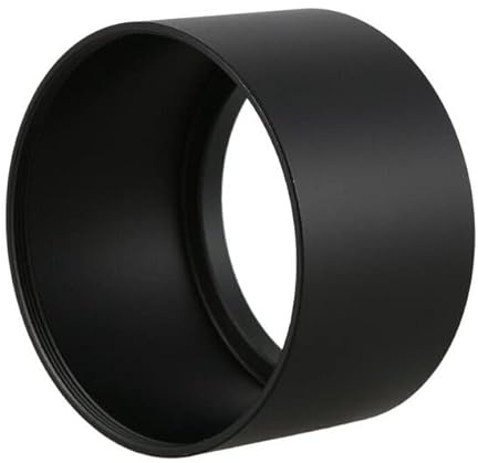 52MM PARALUCE METALLO per TELEOBIETTIVO metal lens hood telephoto alluminio teleobiettivi tele obiettivo lente ottica parasole diametro filtro 52 MM compatibile tappo filtro
