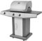 INLIFE Barbecue a gas BBQ Grill 2 + 1 bruciatore nero e argento