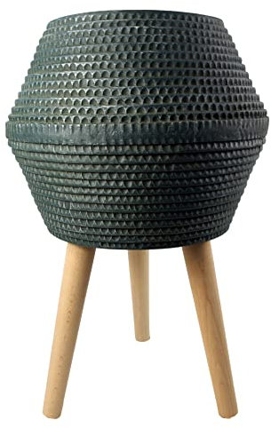Leaf Large Planters Plant Pots, Fibreglass, 62cm Orion
