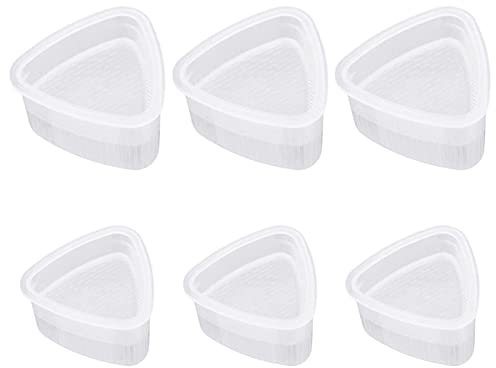 CHAMEEN Triángulo de sushi moldes bento caja accesorios Onigiri forma no palo bola de arroz 6 piezas bento prensa fabricante de cocina japonesa