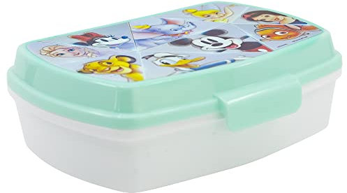 Fiambrera rectangular para el almuerzo infantil de Disney 100 Aniversario