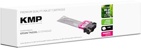KMP Tintenpatronen für Epson T9451, T9452, T9453, T9454 - passend für Epson Workforce Pro WF-C 5210 DW 5290 DW 5290 DW BAM 5290 RDTW BAM 5290 RDW 5290 Series 5710 DWF 5790 etc. (Magenta)