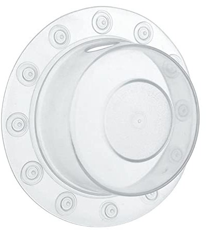 URPIZY Bouchon de trop-plein à ventouse pour baignoires profondes, 16 cm, couvercle anti-débordement