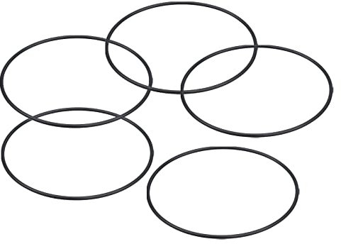 PATIKIL 10 Stück Dichtungsringe O-Ringe Gummidichtung 90mm AD 85mm ID 2.65mm Breite Nitrilgummi Unterlegscheibe Dichtungssatz Gummischeiben für Wasserhahn Autoreparatur Schwarz