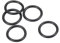 PATIKIL 20 Stück Dichtungsringe O-Ringe Gummidichtung 22mm AD 18mm ID 2mm Dicke Nitrilgummi Unterlegscheibe Dichtungssatz Gummischeiben für Auto Klimaanlage Wasserhahn Rohr Schwarz