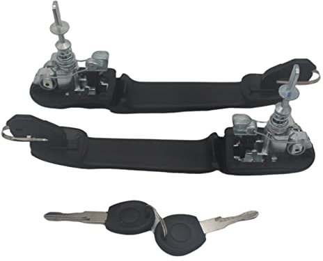 RijPex Kompatibel mit 6N0837207CD NEU Türgriff Links und rechts mit Zylinderschlüsseln Kompatibel mit Polo 6N 6N1 6N2 Kompatibel mit Sharan Seat Alhambra Galaxy