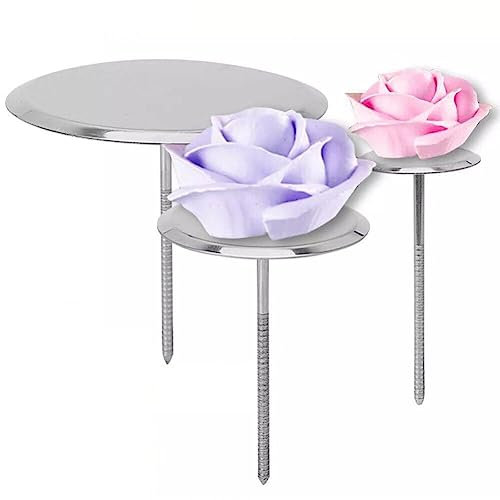 3 Pièces/Ensemble en Acier Inoxydable Tuyauterie Clou Aiguille Bâton Crème Glacée Gâteau Décoration Outils Cuisson Tuyauterie Supports Outils Gâteau Fleur Ongles
