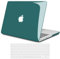 TECOOL Funda para Antiguo MacBook Pro 15 Pulgadas Retina 2015 2014 2013 2012 (A1398), Carcasa de Plástico Ultrafina y Cubierta del Teclado UE, Turquesa Oscuro Cristal