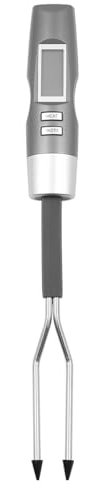 Meat Thermometer Fork with LCD Disply Digital Cooking Thermometer for Kitchen Grilling Barbecue Turkey