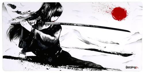 The Gaming Mat Company Einzelspieler MTG Spielmatte & Gaming-Mauspad – 72×36 cm Samurai Girl Mauspad, kompatibel mit Magic: The Gathering, MTG Karten, TCG Spielmatte, großes Mauspad. | Kompatibel mit Magic The Gathering Karten, Samurai Girl Design mit rutschfester Gummibasis für stabiles Gameplay.
