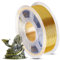 ANYCUBIC Silk PLA Filament, Dual Color PLA Silk Filament 1,75mm, 360° Farbwechsel 3D Drucker Filament, Seidentexturen Prächtige Farbe 1KG Schwarz Gold
