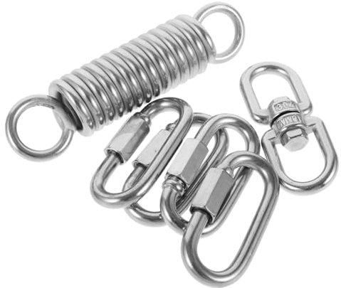 BCOATH 1 Set Hängesessel Aufhängeset Hängesessel Federn Sandsack Feder Set Metall Hängematten Feder Metallfeder Veranda Feder Schaukel Feder Set Robuste Feder Schaukelstuhl Feder