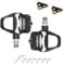 TINGSING Road Bike SPD Pedals, Lightweight Bicycle Clipless Pedals with Cleats Set Wide Platform for BMX/MTB/Spin/Gravel/Touring/Indoor Bike 9/16