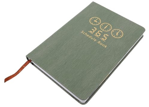 BCOATH Tagesplaner Planerbuch Notizbuch Monatsplaner Schreibheft Tragbarer Organizer Für Büro Klassenzimmer Täglicher Gebrauch