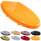 Abattant WC avec Frein de Chute Soft Close, WC Abattant de Clipsable à Dégagement Rapide, Fixation Facile(Orange)