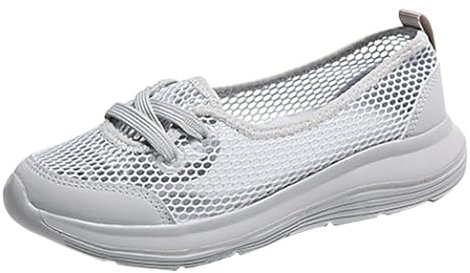 Chaussures orthopédiques à enfiler pour femme - Chaussures basses extra larges - Soulagent les pieds, les articulations et le corps - Chaussures pieds nus - Running Tennis - Chaussures de course sur