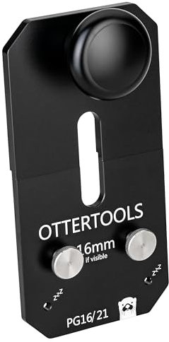 Ottertools - PG16/21 Domino Präzisionsanschlag für 16 und 21mm Platten, kompatibel mit der Festool Domino DF 500