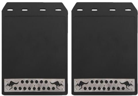 2 paraspruzzi per auto, camion, rimorchi, colore nero, 32 x 21,8 cm, impermeabile, resistente e durevole, protezione del veicolo, previene schizzi di sporco, facile montaggio