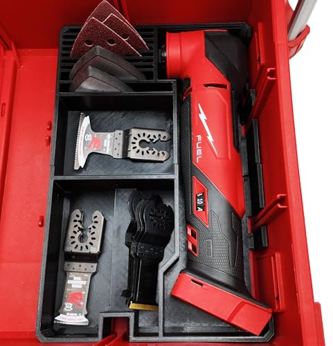 M18 Multi Tool Organizer for Milwaukee Packout Drawers- Fits Tool Models 2836 and 2626