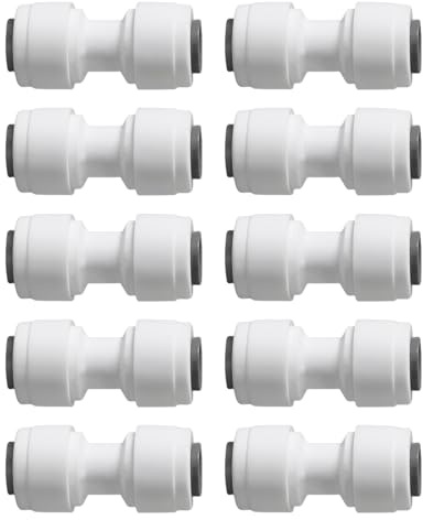 10 Einheiten Wasserreiniger, Kupplungsgelenke, Werkzeug, einfache Montage, Wasserhahn-Adapter-Armaturen-Set für Küche, Bad, Gartenschlauch, Schnellverbindungskupplungen