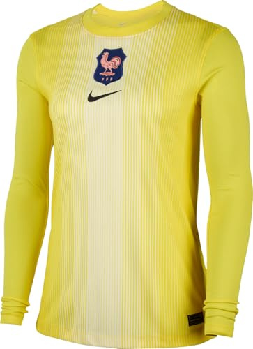 FFF 2025/26 Stadium Goalkeeper Nike Long Sleeve Football Shirt with Dri-FIT Technology for Women, HM9799