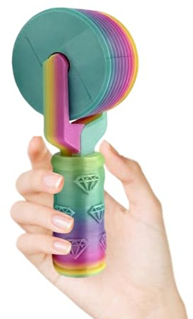 Rouleau de peinture - Applicateur ergonomique réglable | Rouleau imprimé en 3D - Pour débutants, hommes, femmes, adultes, enthousiastes, amis, maison intérieure