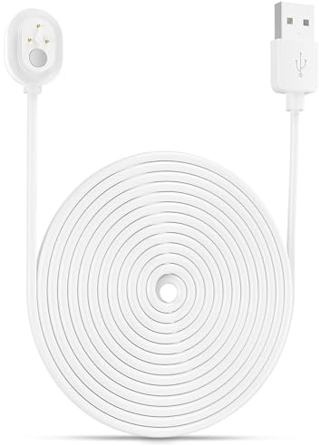 aqxreight Magnetisches Ladekabel für Arlo Ultra 4K UHD, Wasserdichtes Netzkabel mit Extra Langer Länge von 6 M und 9 M für den Innen- und Außenbereich (6M)