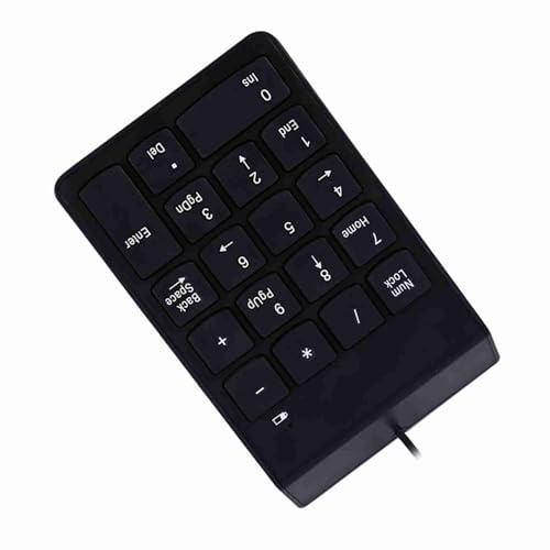 Dioche Clavier Num Rique USB Pav Num Rique 18 Touches pour Portable et Bureau Plug and Play R sistant claboussures