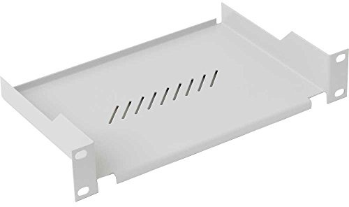 Triton RAC-UP-X01-C1 25,4 cm (10 Zoll) Fachboden, 1 HE Einbauhöhe (RAL 7035), Weiß