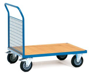 Fetra Transportgeräte mttfg1510 F 400 Wagen Transport mit Mesh, mit 1 Panel Design, 160 mm Rollen Durchmesser, 970 mm Länge x 509 mm Breite x 958 mm Höhe