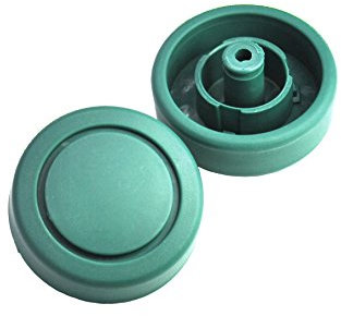 FSProdukte Zwei Ersatzräder Ersatzrad kompatibel mit Vorwerk Teppichbürste Elektrobürste EB360 EB 360