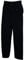 Fruit of the Loom Mens Open Hem Jog Pants/Jogging Bottoms (2XL) (Black)