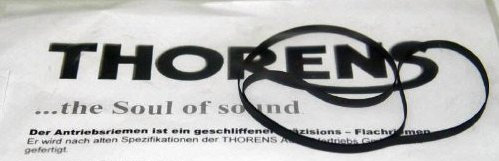Antriebsriemen für TD 350 Plattenspieler Thorens Original Riemen Belt