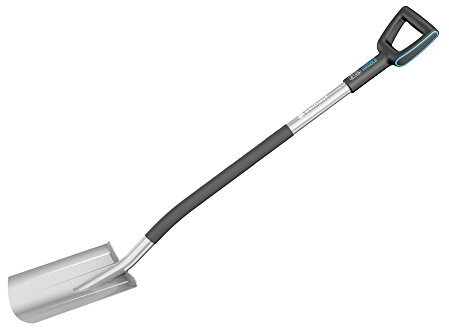 Cellfast Gärtnerspaten (rund) ENERGO™ [1230 mm] zur Arbeit im harten Boden, erlaubt einfaches und sicheres Ausgraben, Einpflanzen, Griffs bietet einen sicheren und bequemen Handgriff, 40-001