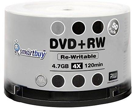 100 pezzi Smartbuy DVD + RW 4 x 4.7 GB 120 min logo riscrivibile DVD media Disc