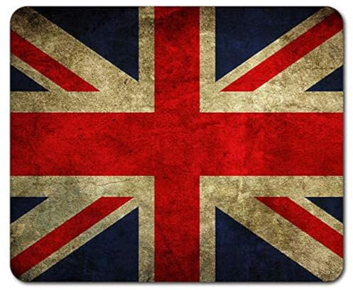 Destination Vinyl Ltd Vintage Union Jack Mouse Mat Pad - Rustic Distressed Flag United Kingdom UK London Royal England #8887